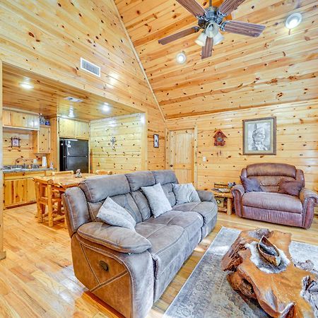 Broken Bow Rental Cabin With Hot Tub And Bar Exterior foto