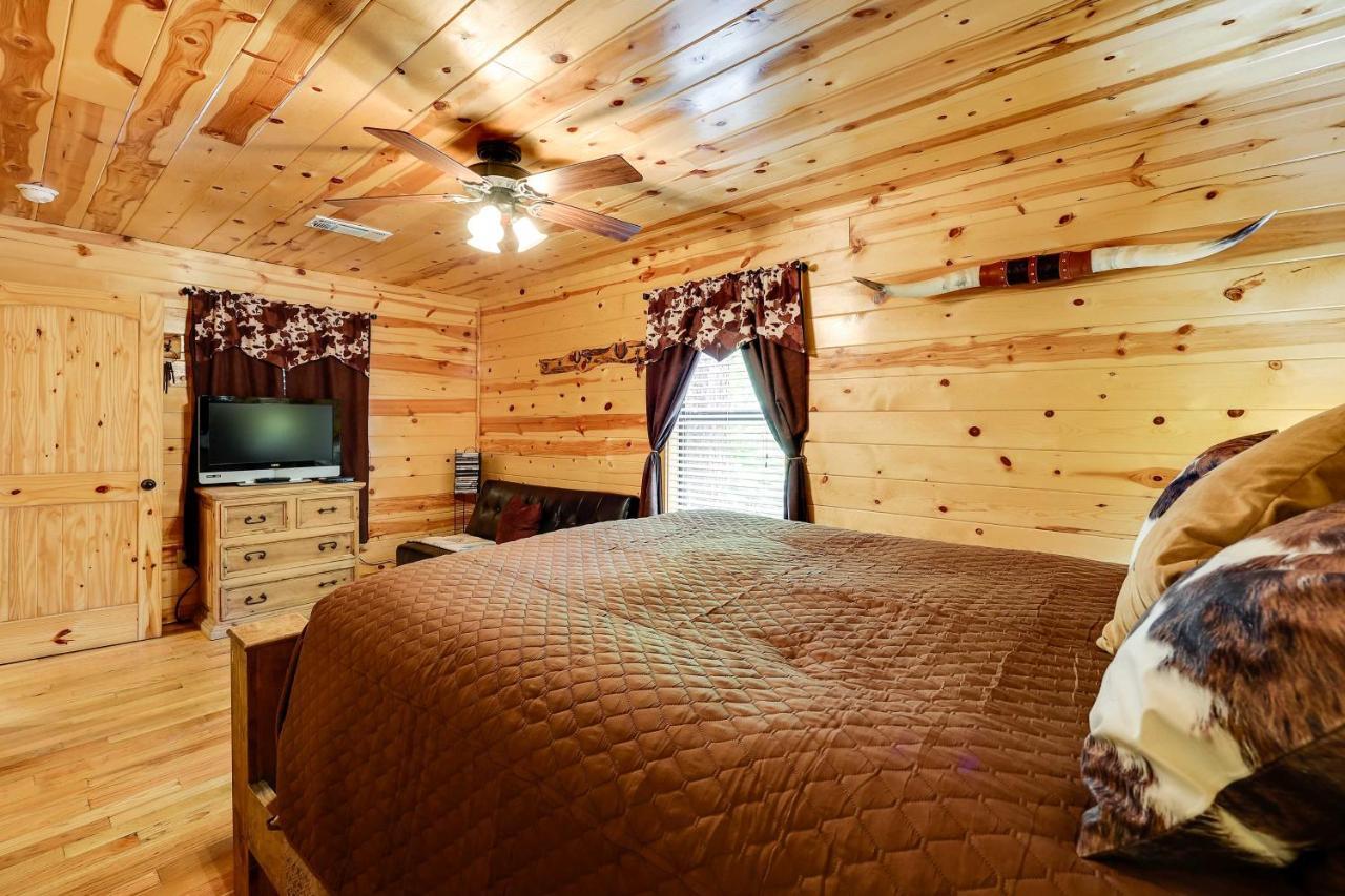 Broken Bow Rental Cabin With Hot Tub And Bar Exterior foto