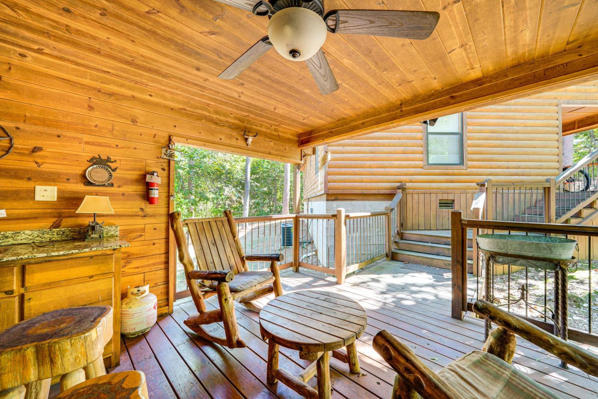 Broken Bow Rental Cabin With Hot Tub And Bar Exterior foto